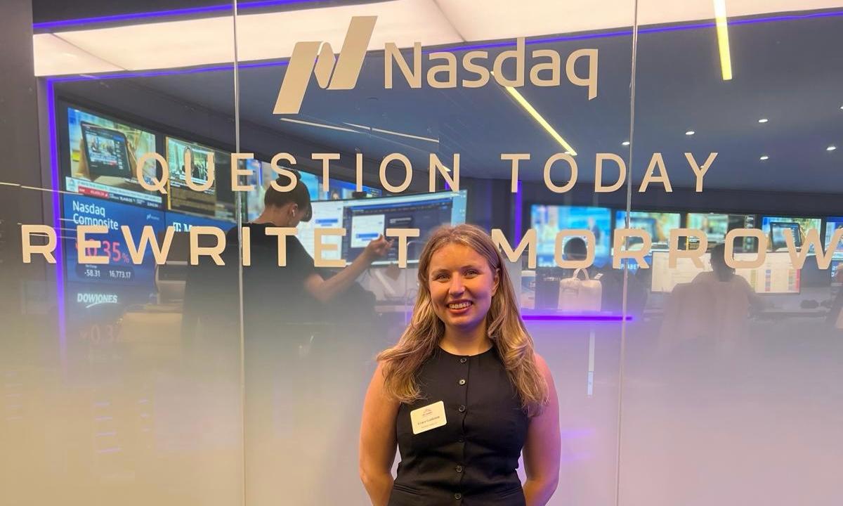 Grace Goldstein at Nasdaq IPO Summit in New York City